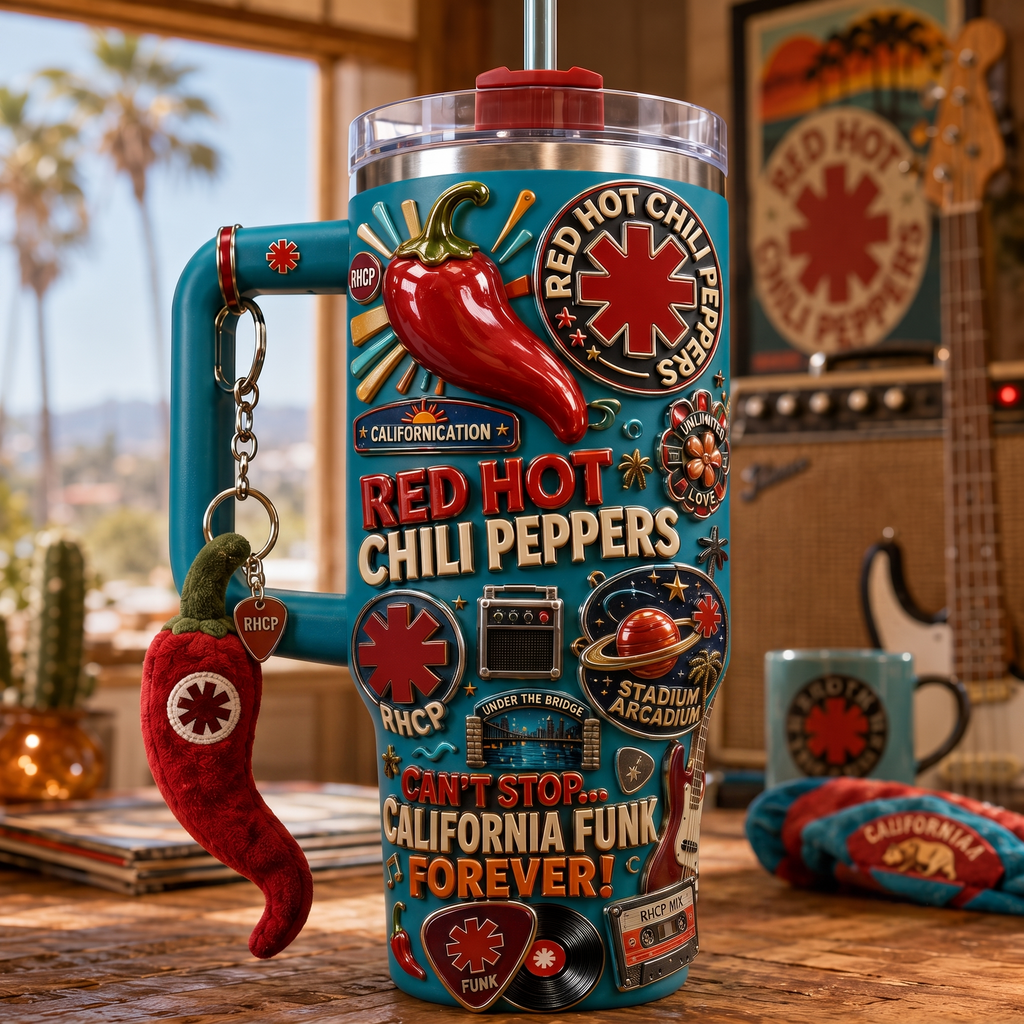 RHCP 40oz Tumbler With Handle HTTT