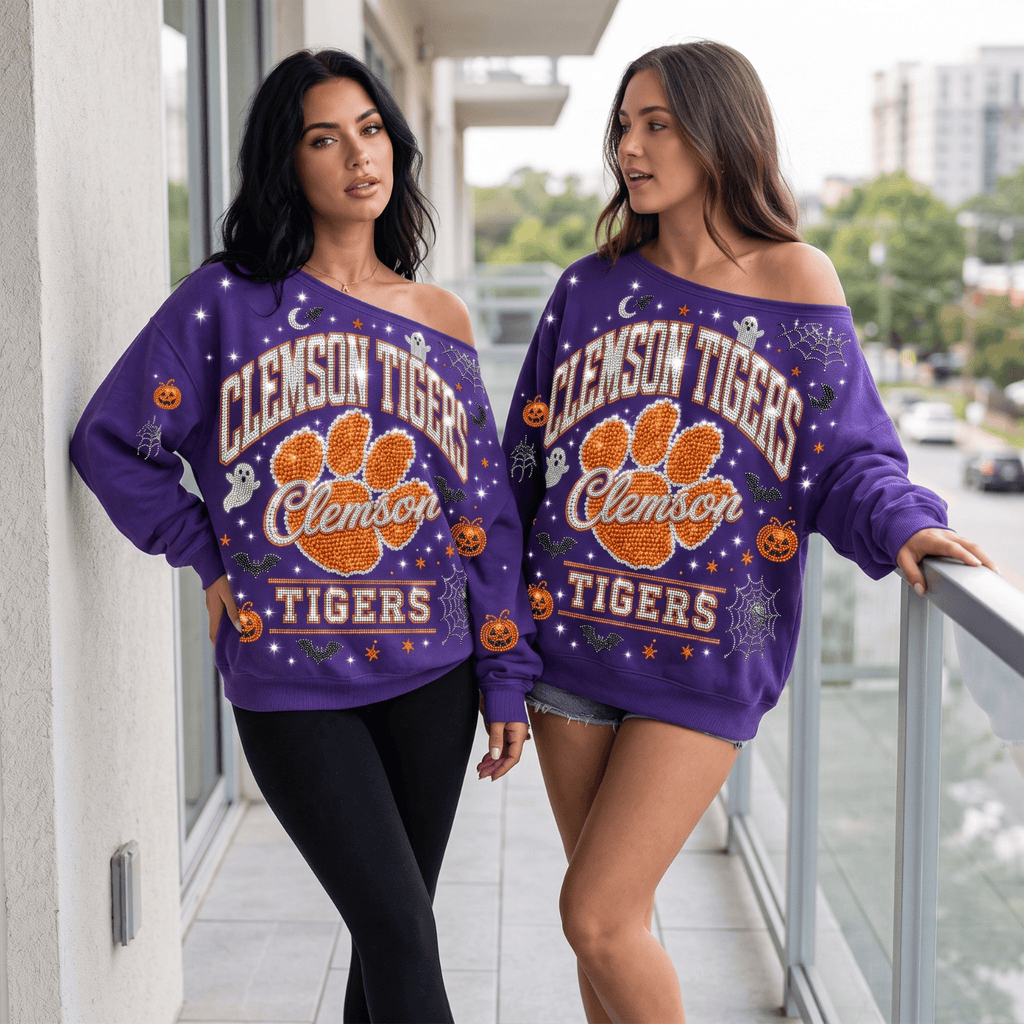 CTFB 3D SHOULDER RHINESTONE SWEATSHIRT NTKO