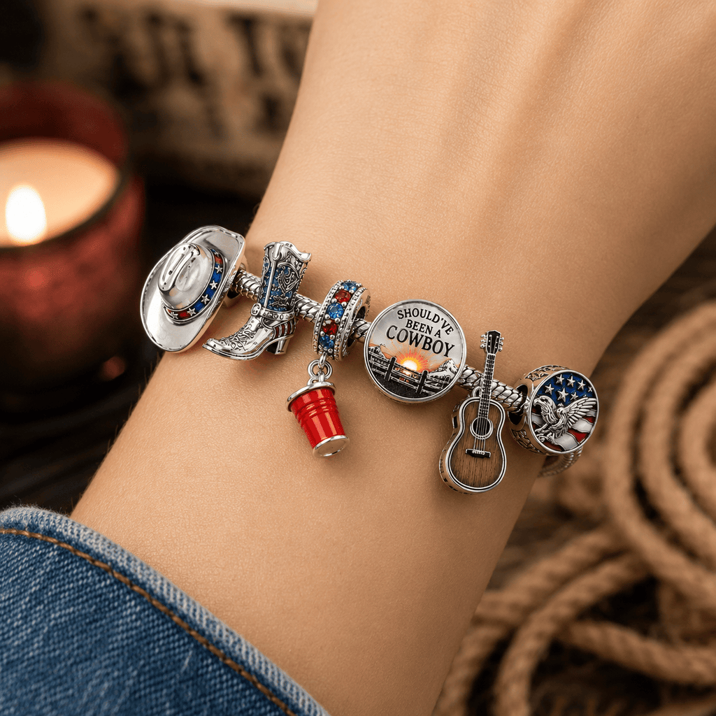 TBKH Silver Charm Bracelet Set BMD