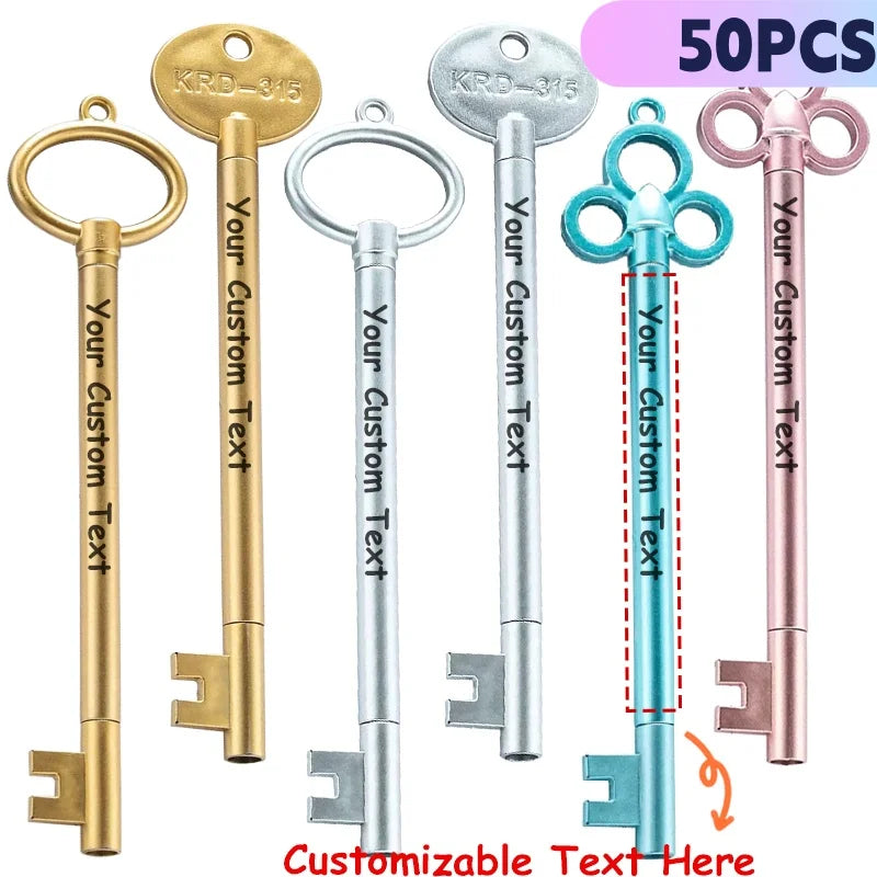 50PCS Bridesmaid Proposal Gifts Personalized Wedding Gel Pens for Guests Custom Calligraphy Pen, Memorable Wedding Party Favors